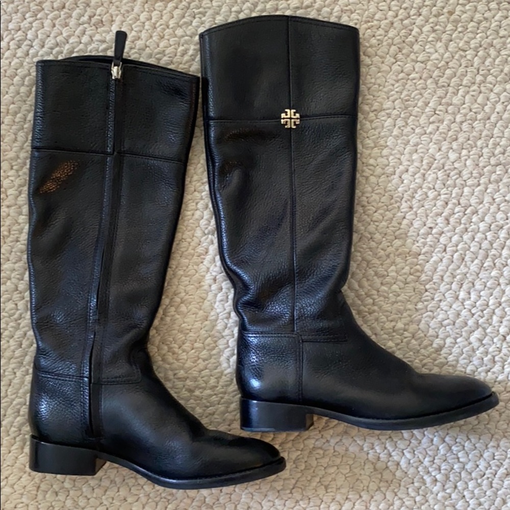 BLACK TORY BURCH RIDING BOOTS